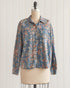 Vintage 90s Denim Floral Shirt